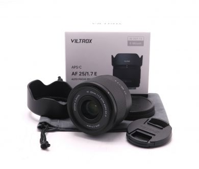 Viltrox AF 25mm f/1.7 для Sony E в упаковке