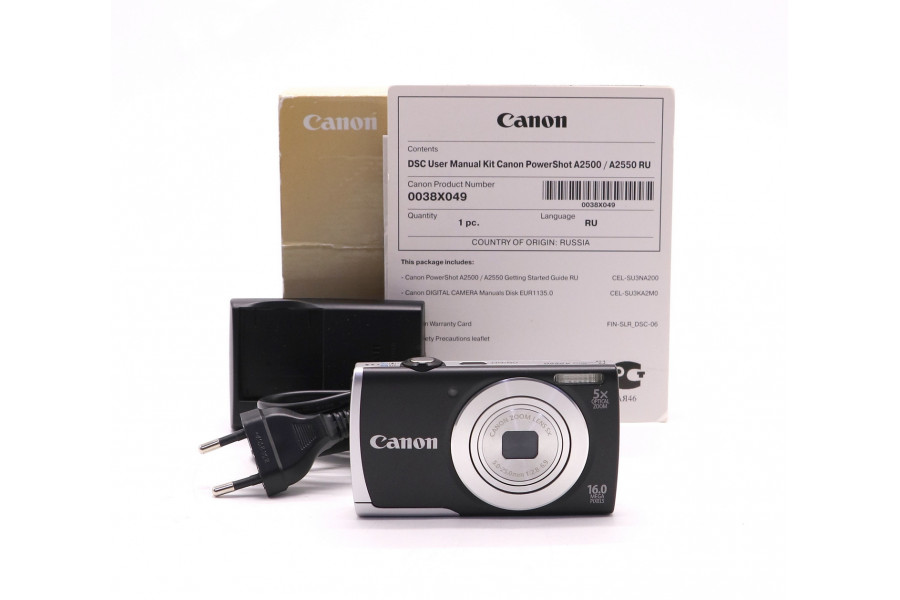 Фотокамера Canon PowerShot A2550 в упаковке