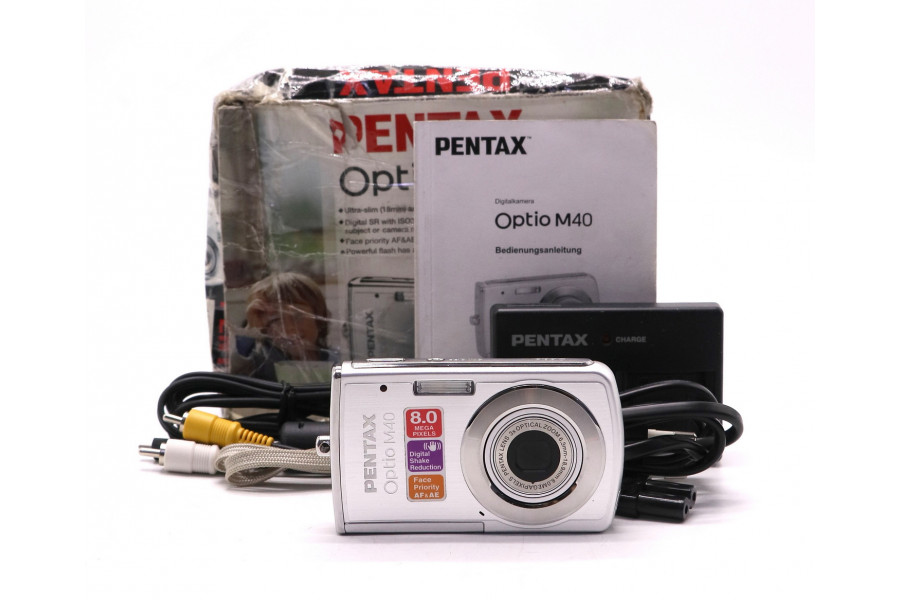 Фотоаппарат Pentax Optio M40 в упаковке
