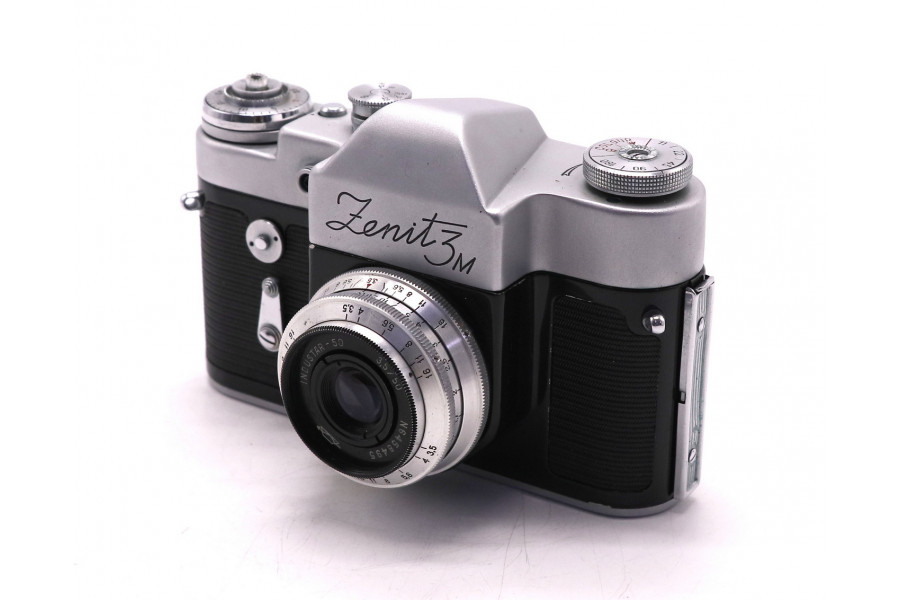 Зенит 3М + Индустар-50 экспортный (СССР, 1964)