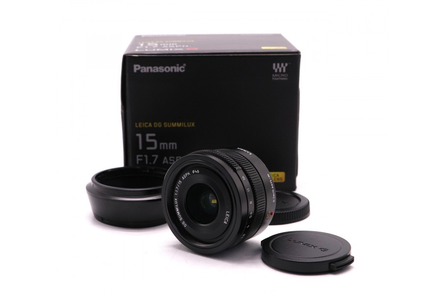 Panasonic Summilux 15mm f/1.7 Asph DG в упаковке