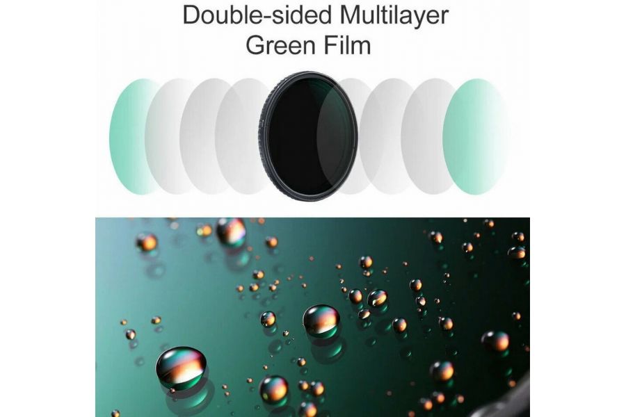 Светофильтр K&F Concept Nano-X CPL+Variable ND2-ND32 52mm