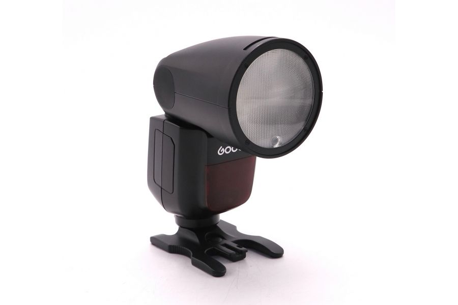 Фотовспышка Godox V1 C для камер Canon в упаковке