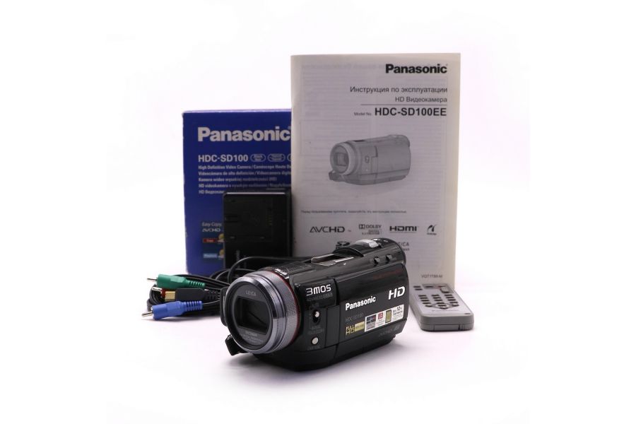 Видеокамера Panasonic HDC-SD100 Full HD в упаковке