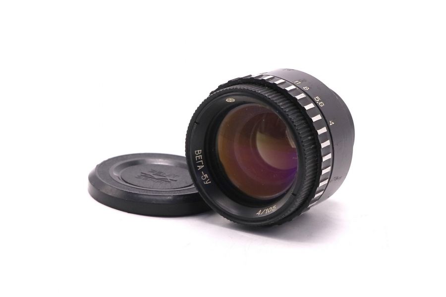 Объектив мануальный Вега-5У 4/105 M42