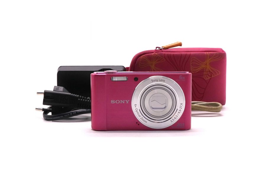 Фотоаппараи розовый Sony Cyber-shot DSC-W810