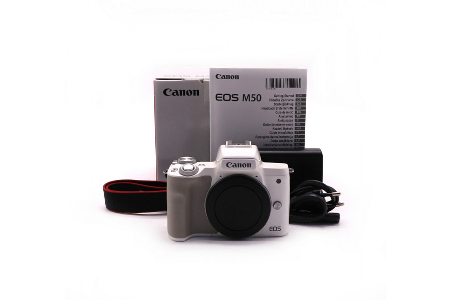 Canon EOS M50 body в упаковке (пробег 26650 кадров)