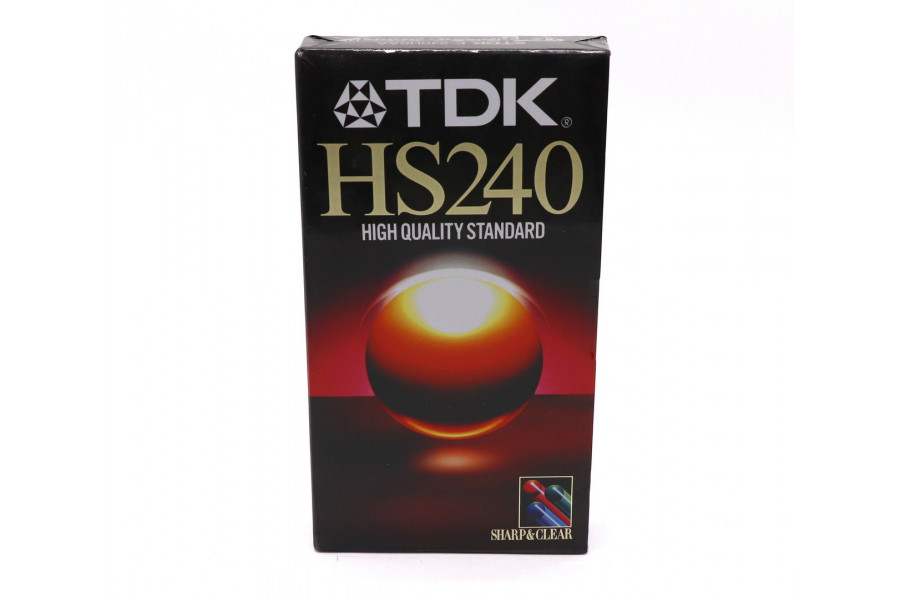 Видеокассета для аудио/видеоматериалов VHS TDK HS240