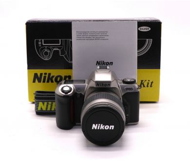 Плёночный фотоаппарат Nikon F65 kit silver в упаковке