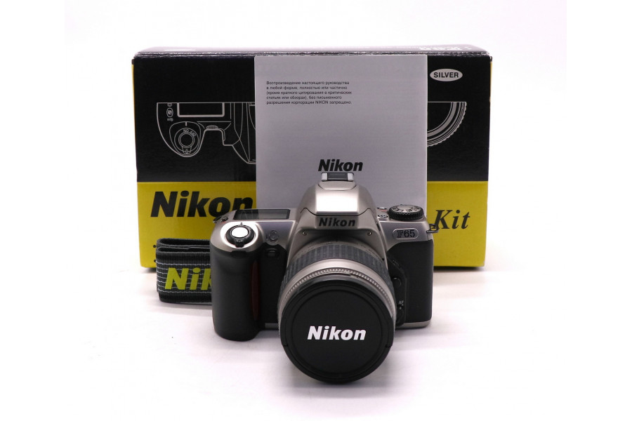 Плёночный фотоаппарат Nikon F65 kit silver в упаковке
