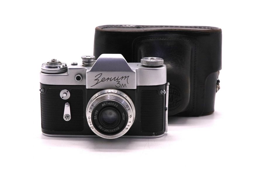 Фотоаппарат редкость Зенит 3М 50 лет Октября