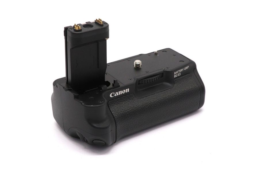 Удобная батарейная ручка Canon BG-E3 в упаковке