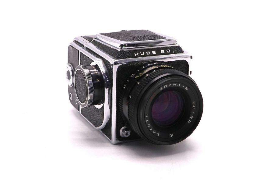 Камера Киев 88 + Волна-3 МС 2,8/80 (СССР, 1983)