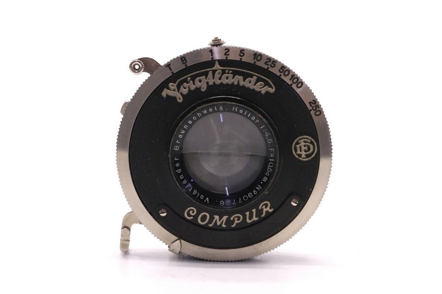 Объектив Heliar 4.5/10.5cm Voigtlander Braunschweig Compur