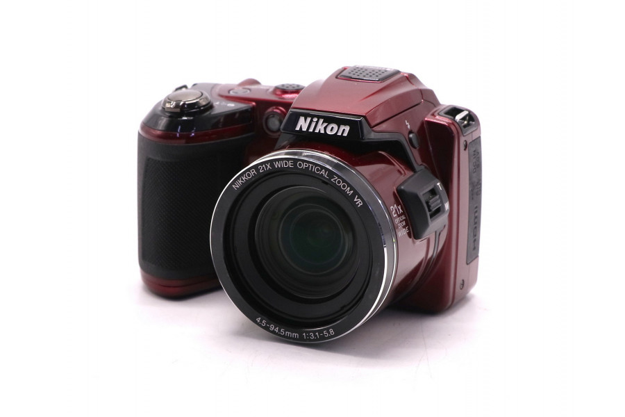 Фотоаппарат Nikon Coolpix L120 красный в упаковке