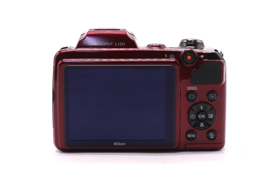 Фотоаппарат Nikon Coolpix L120 красный в упаковке