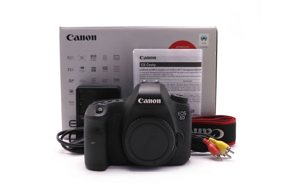 Canon EOS 6D body в упаковке (пробег 24175 кадров)