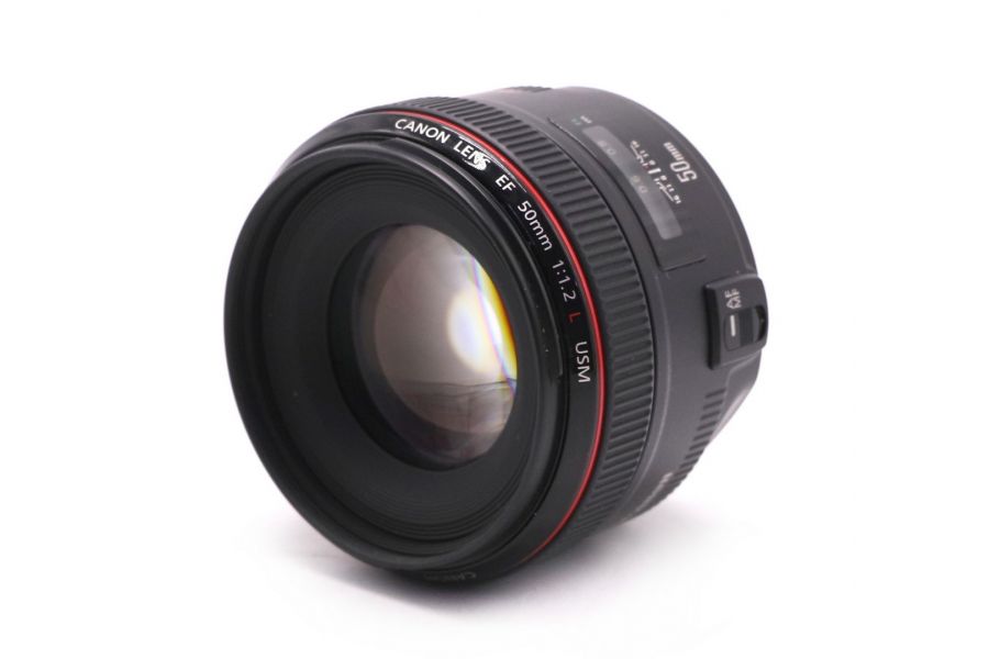 Объектив Canon EF 50mm f/1.2L USM в упаковке