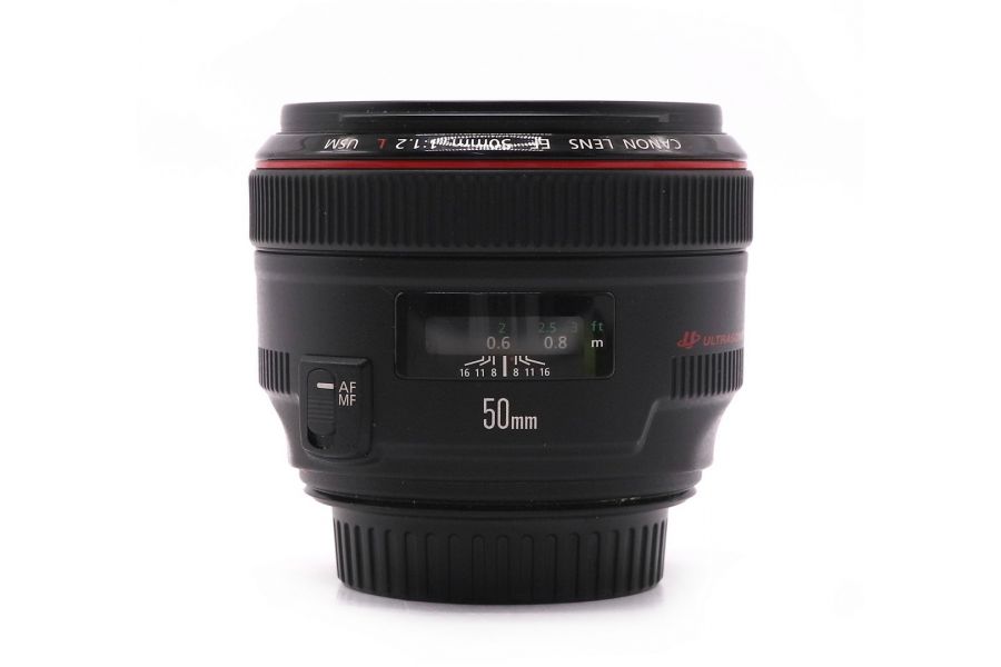 Объектив Canon EF 50mm f/1.2L USM в упаковке