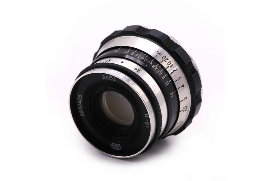 Объектив Индустар-61 (И-61) 2,8/53 М39 зебра