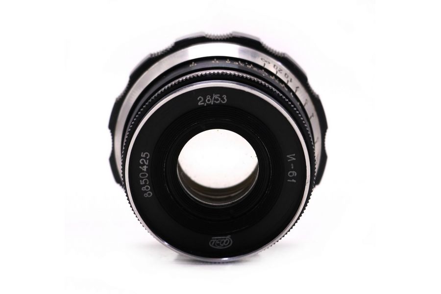 Объектив Индустар-61 (И-61) 2,8/53 М39 зебра