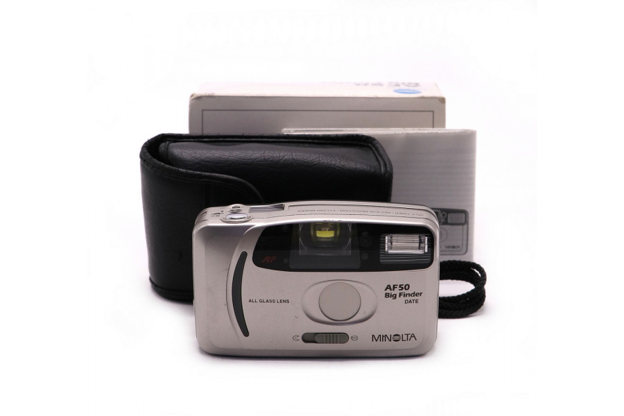 Камера Minolta AF50 Big Finder Date в упаковке