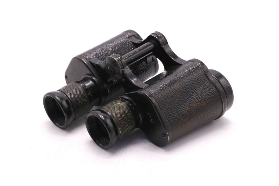 Советский черный бинокль ЗТМ №19 6Х30 №1331