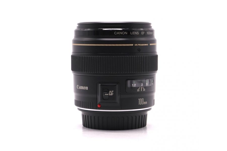 Объектив Canon EF 100mm f/2 USM в упаковке