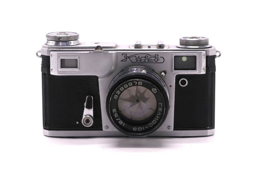 Фотоаппарат пленочный Киев 4А + Гелиос-103