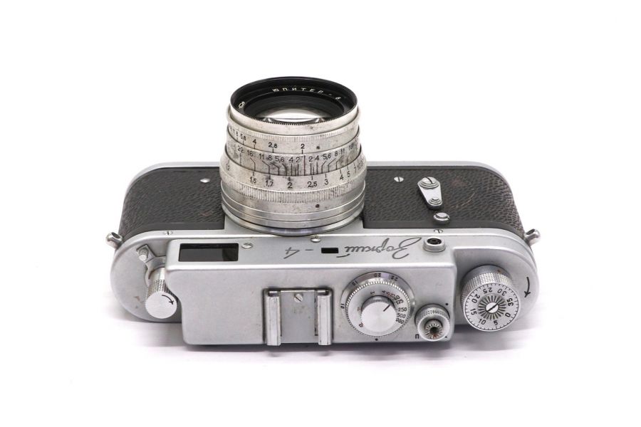 Фотоаппарат советский Зоркий 4 + Юпитер-8 silver