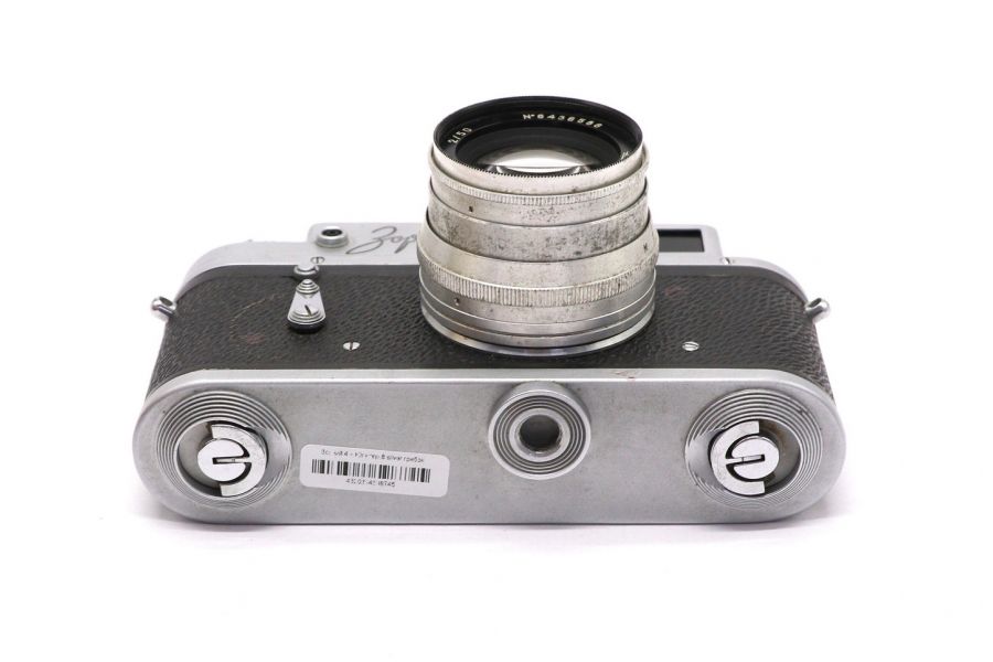 Фотоаппарат советский Зоркий 4 + Юпитер-8 silver