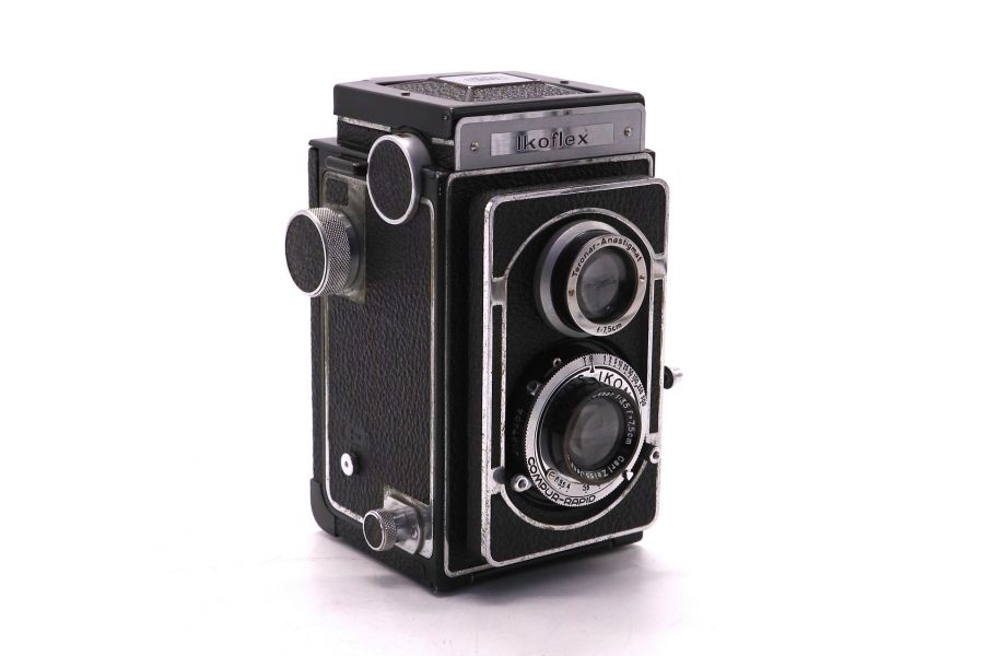 Пленочный фотоаппарат Ikoflex + Tessar 3.5/75mm