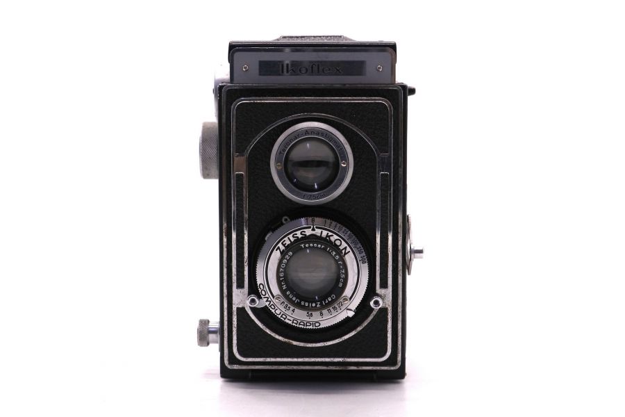 Пленочный фотоаппарат Ikoflex + Tessar 3.5/75mm