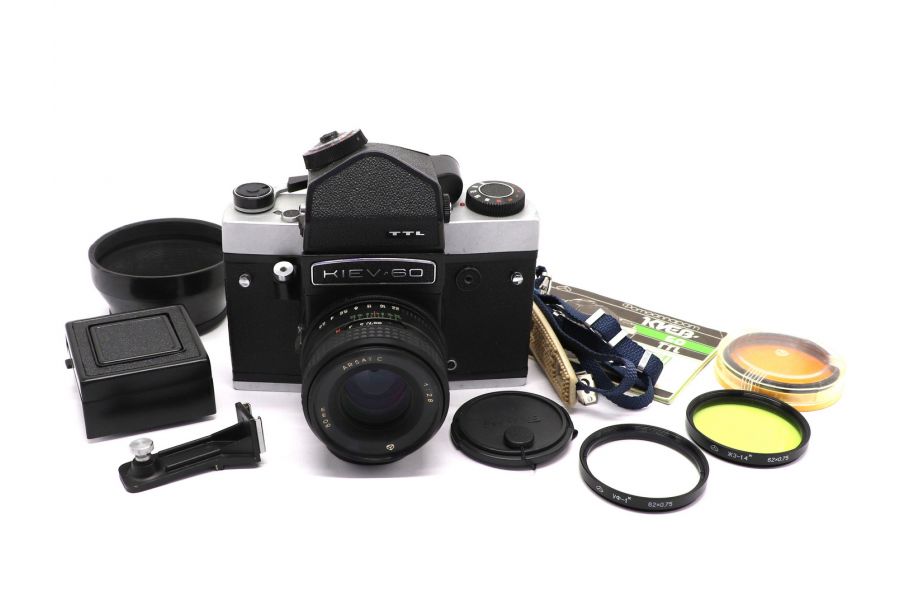 Зеркальный фотоаппарат Киев 60 + Arsat C 2.8/80