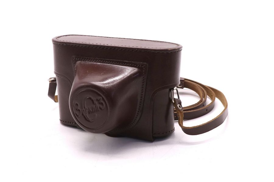 Кофр кожаный от фотоаппарата Зоркий 3С новый