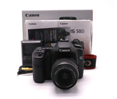 Canon EOS 50D kit в упаковке (пробег 7820 кадров)