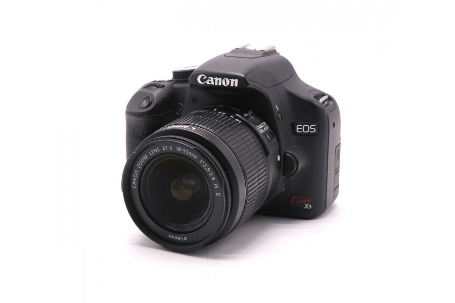Canon EOS Kiss X3 kit в упаковке (пробег 9715 кадров)