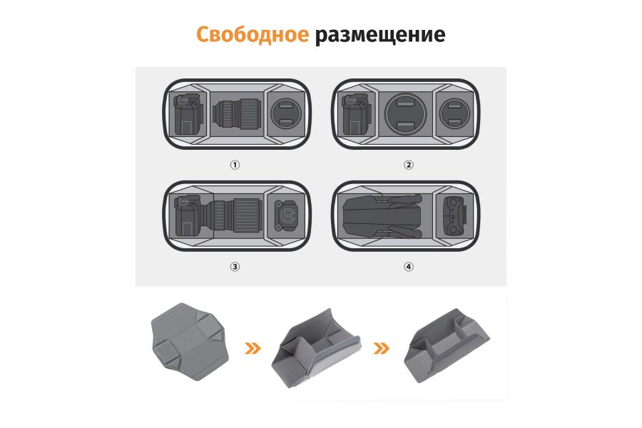 Фотосумка-слинг K&F Concept KF13.157V3 10 литров