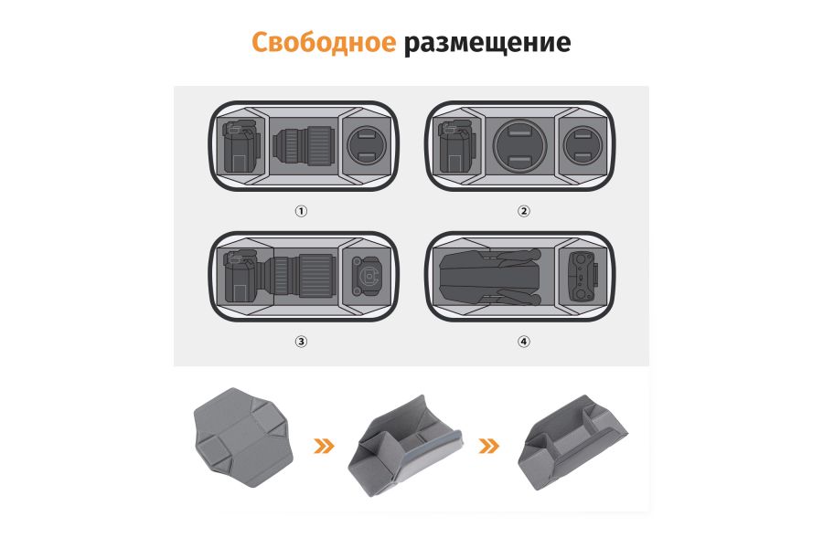Фотосумка-слинг K&F Concept KF13.157V4 10 литров
