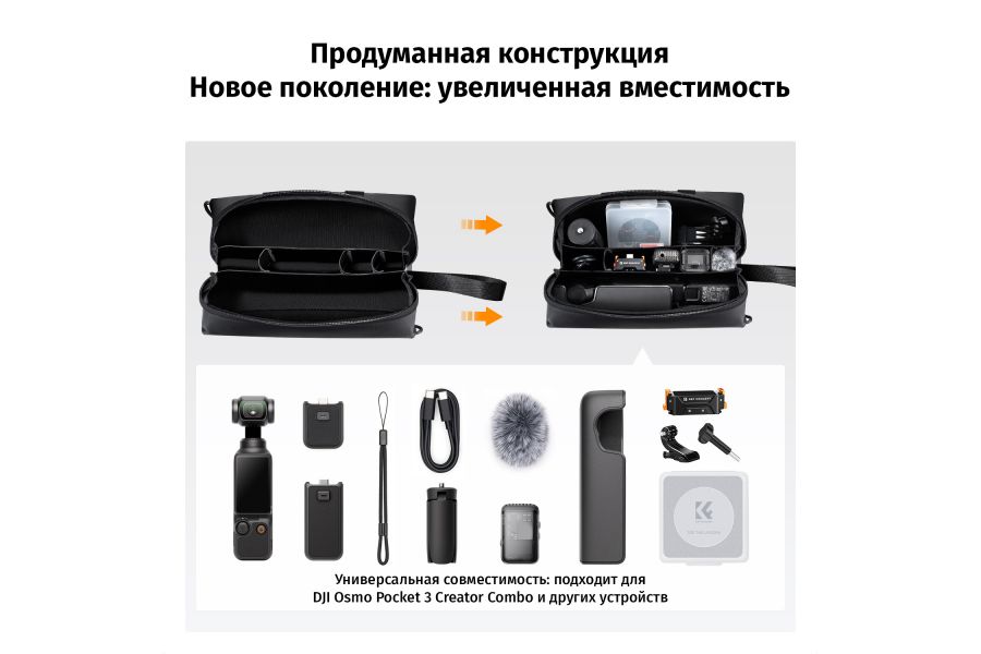 Сумка K&F Concept KF13.200 для DJI Osmo Pocket 3
