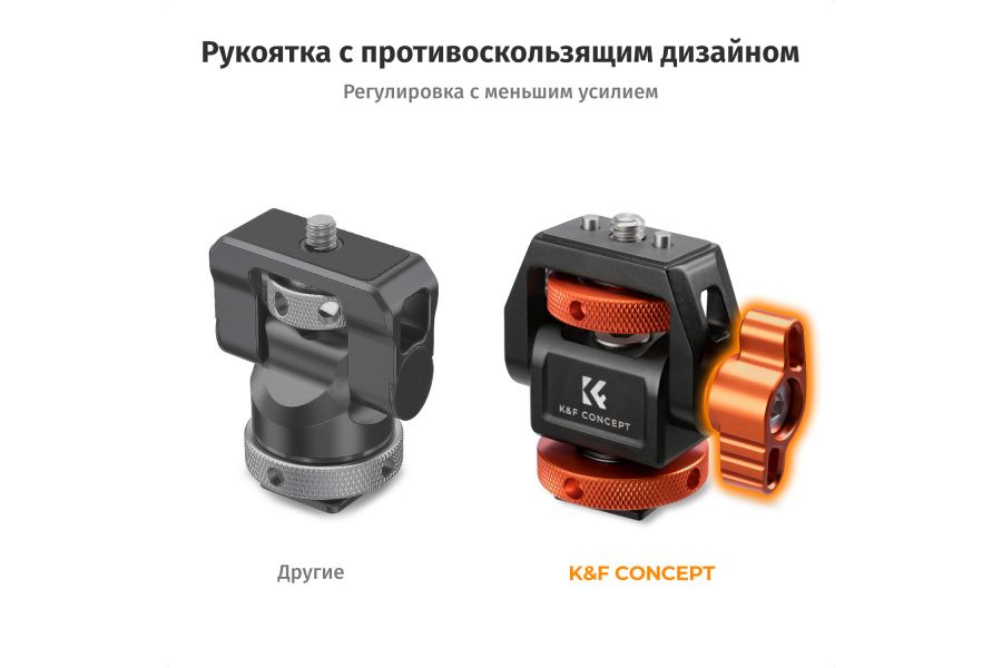 Штативная голова K&F Concept KF31.133 Алюминий