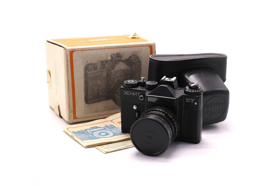 Фотоаппарат пленочный Зенит ЕТ kit в упаковке