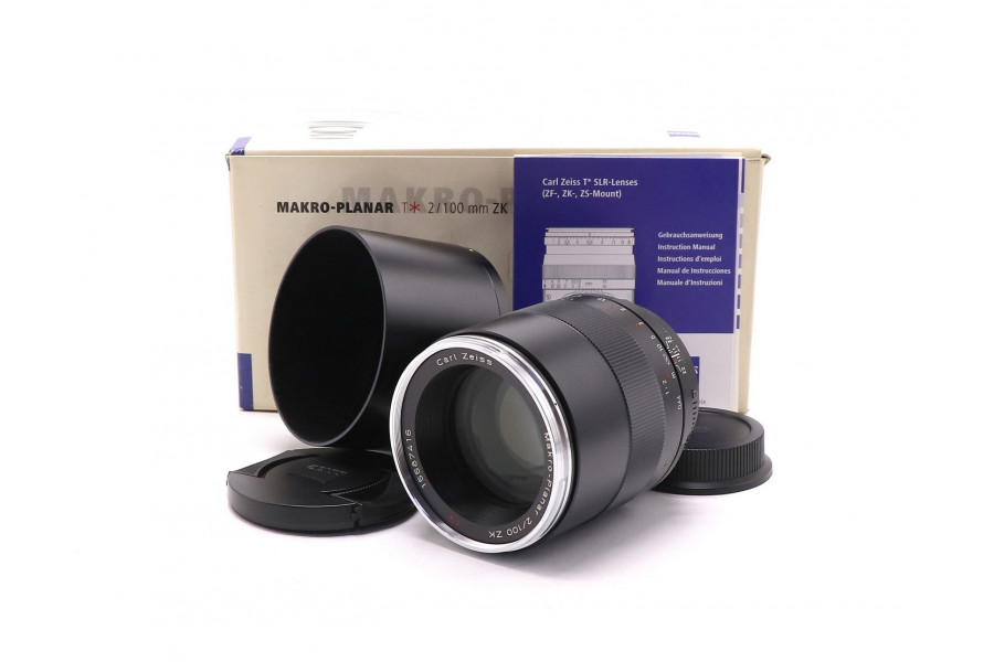Zeiss Makro-Planar T* 2/100 ZK Pentax K в упаковке