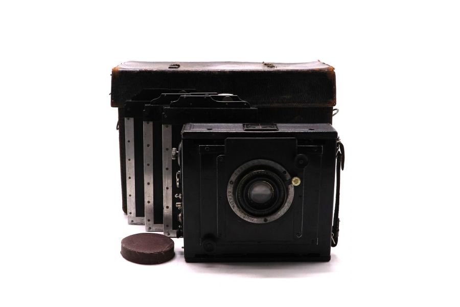 Камера Goerz Anschütz Klappkamera + Doppel-Anastigmat Serie 1B №0 F=120 mm