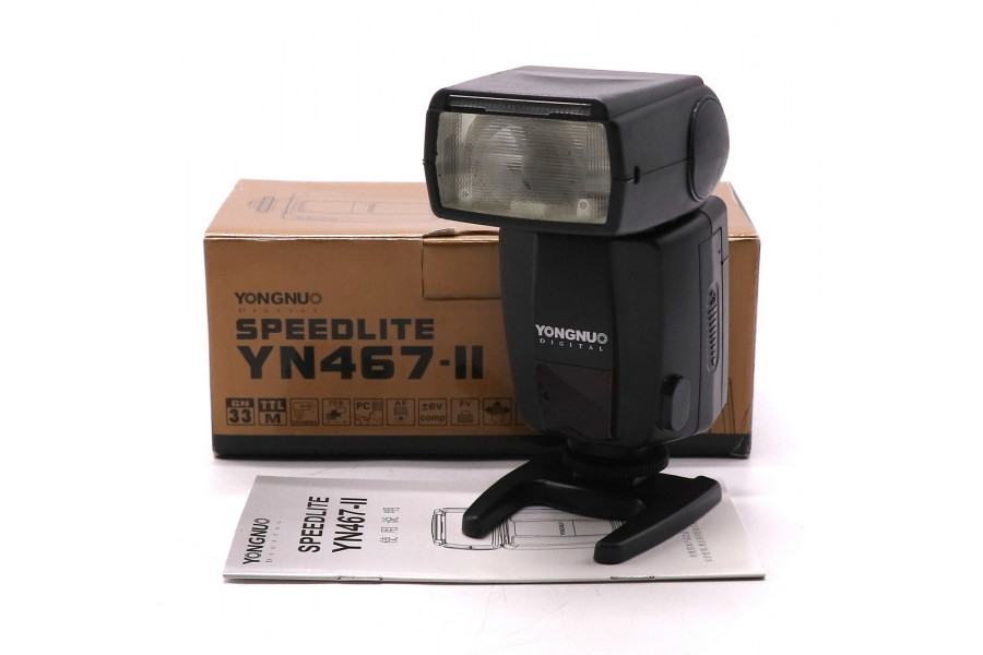 Фотовспышка YongNuo YN-467-II TTL for Canon в упаковке