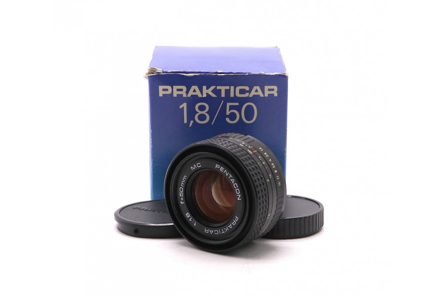 Объектив Pentacon Prakticar MC 1.8/50 в упаковке