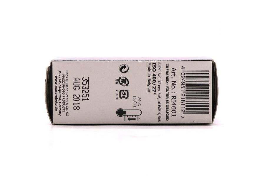 Черно-белая фотопленка Rollei Infrared 400/120