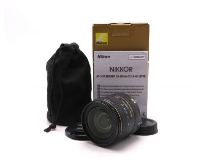 Объектив Nikon 16-80mm f/2.8-4E ED VR AF-S DX Nikkor в упаковке