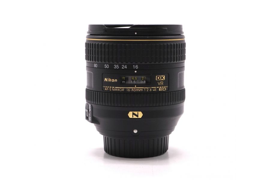 Объектив Nikon 16-80mm f/2.8-4E ED VR AF-S DX Nikkor в упаковке