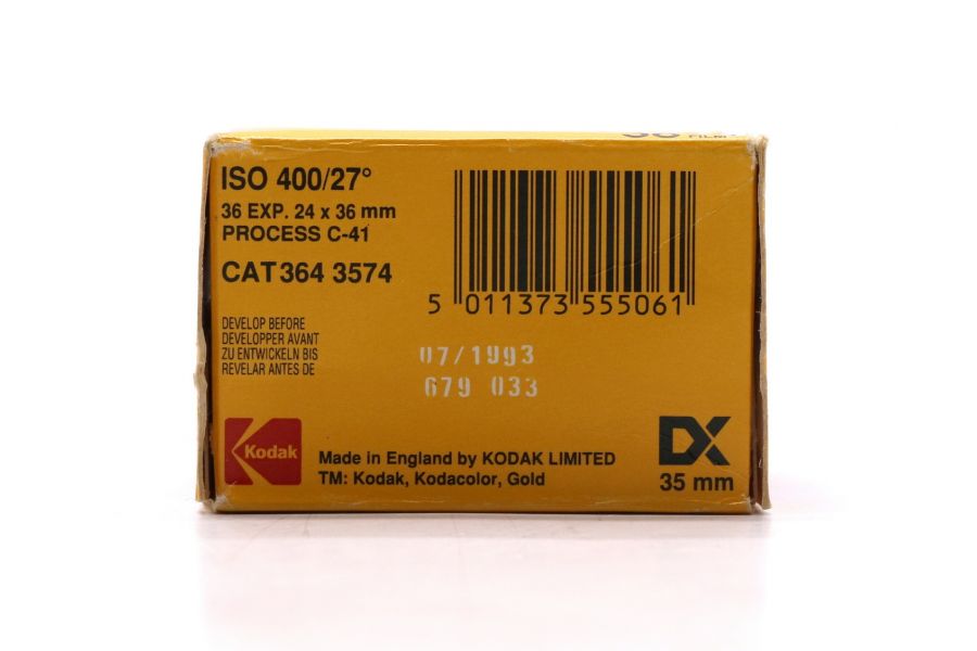 Фотопленка Kodak Kodacolor Gold 400/36 (England)